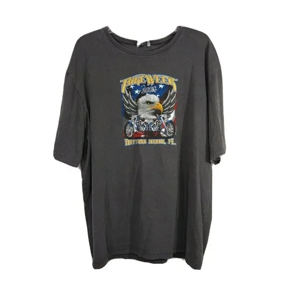 Urban Pipeline 2008 Bike Week Daytona Beach, FL T-Shirt Men Size XXL Grey - Picture 3 of 6